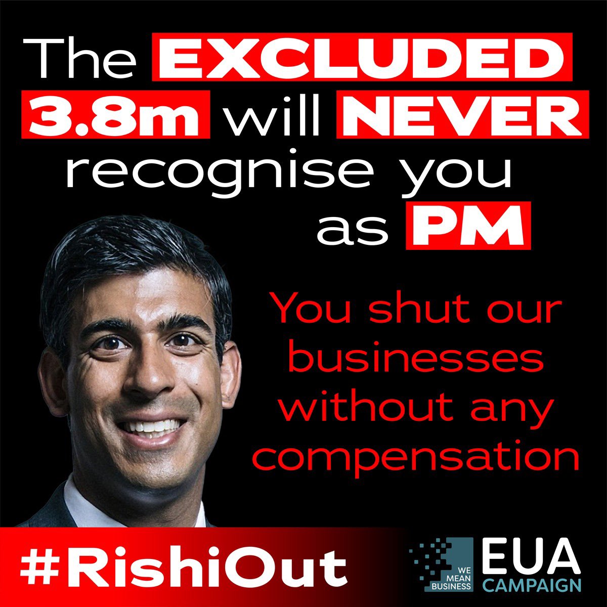 <a href="/GBNEWS/">GB News</a> <a href="/RishiSunak/">Rishi Sunak</a> 3.8 million British taxpayers would say NO! The rest of the country is about to find out how hard life will be under Rishi the PM &amp; Chancellor with proxy Hunt. #Excluded #ForgottenLtd #FBEUA
