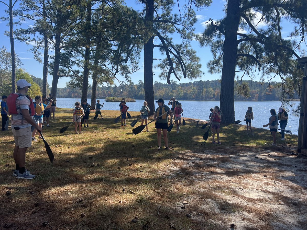 We made it to Rock Eagle! Our first class of the day has begun. <a href="/SweetAppleES/">Sweet Apple Elem</a>