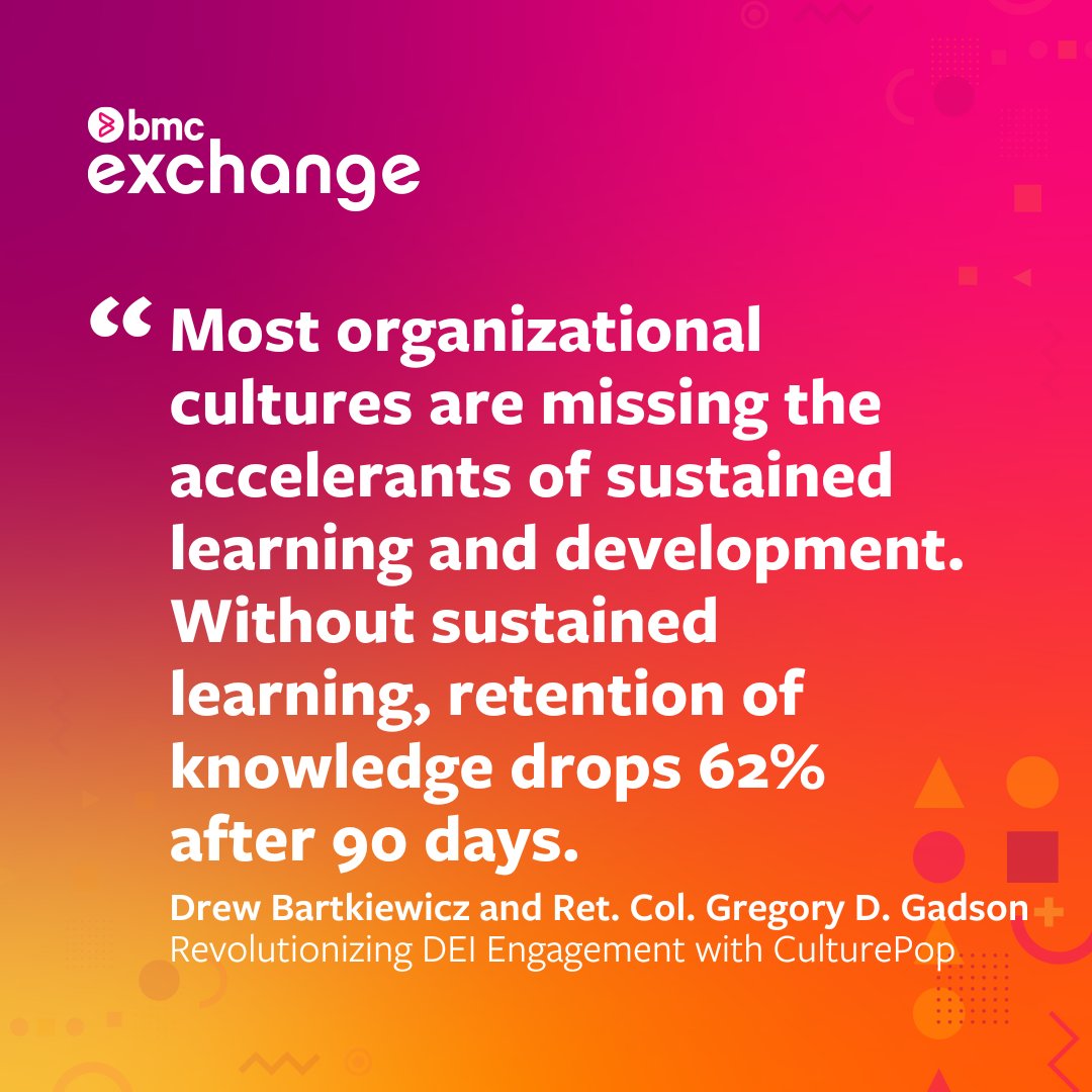 BMCSoftware's tweet image. Revolutionizing #DEI engagement with CulturePop at #BMCExchange.