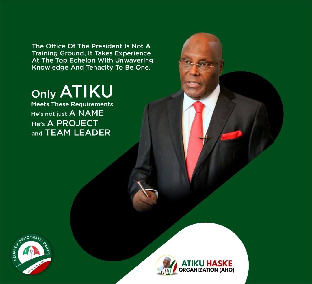 If You Support Atiku Retweet 👌👌👌 #AtikuHaske