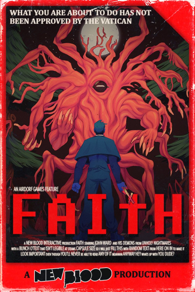 I've completed 'Faith: The Unholy Trinity' and I have two things to say:

1.
Mortis.

2.
It was an absolute blast to play. Great atmosphere, awesome sound design, sweet graphics = an experience well worth the devs asking price. 

😀

#indiegame