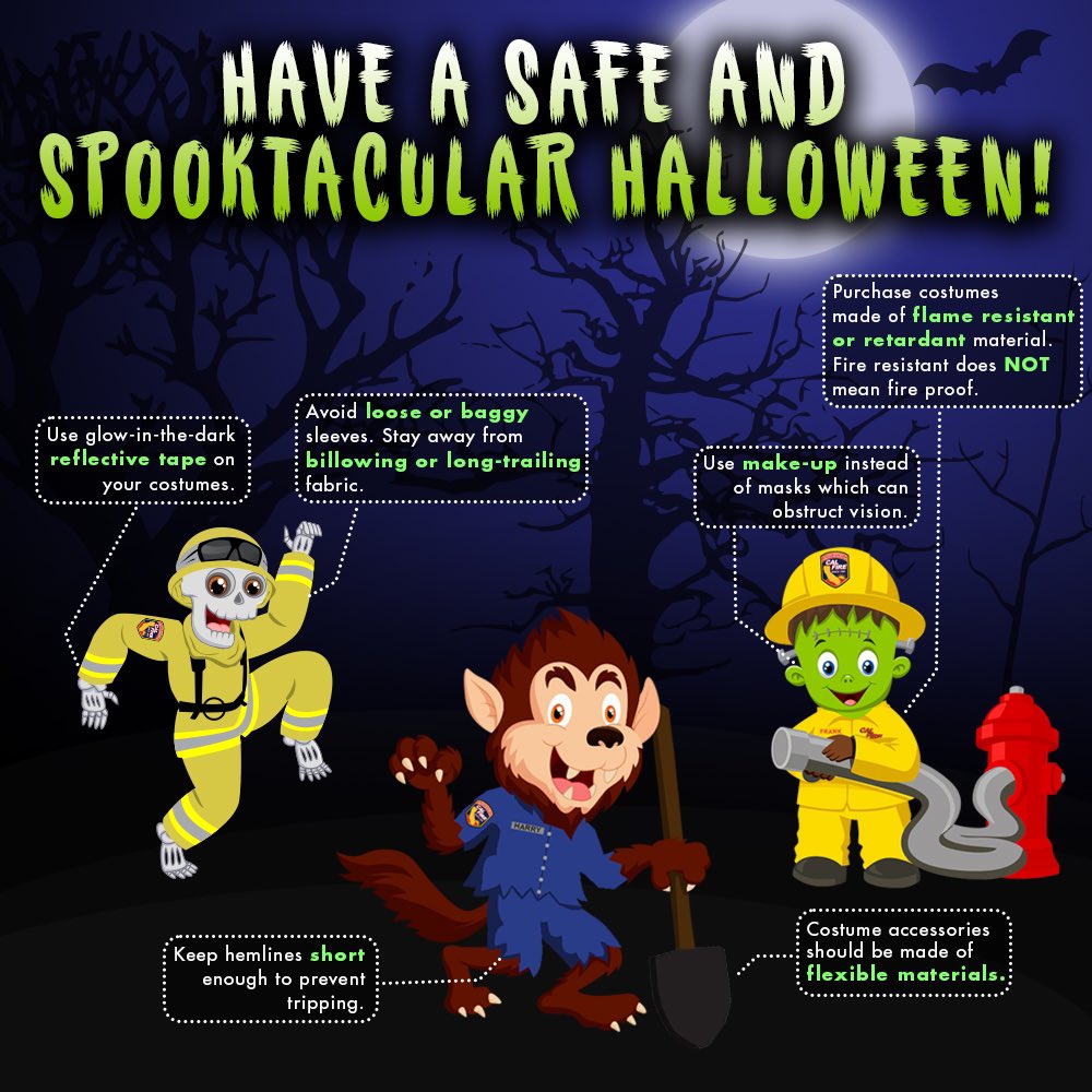 cityofwsfire's tweet photo. 👻 Flammable Halloween costumes? Now that's SCARY!
🛒 Whether you buy or make your little one's outfit be sure to keep them safe. 
🕯️ Keep costumes away from tea lights, candles and flames

❗️Remember, if your clothes catch fire, STOP, DROP and ROLL! #WSFire .107 https://t.co/ZxPnkUTV90