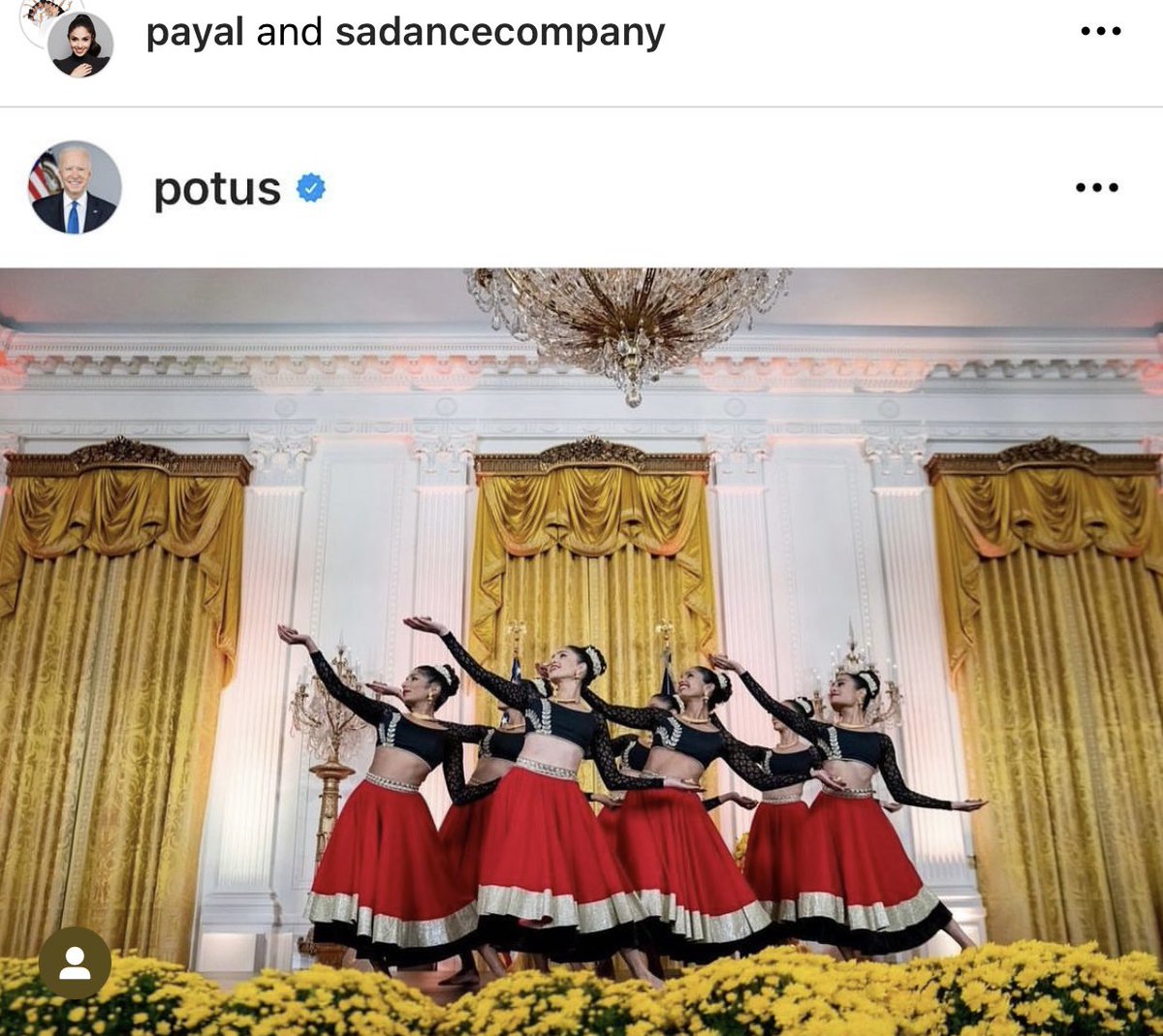 @POTUS Absolutely incredible to see @PayalKadakia, a girl many of us know from the Gujarati community, and her dance team, perform at the White House for Diwali. Wow!