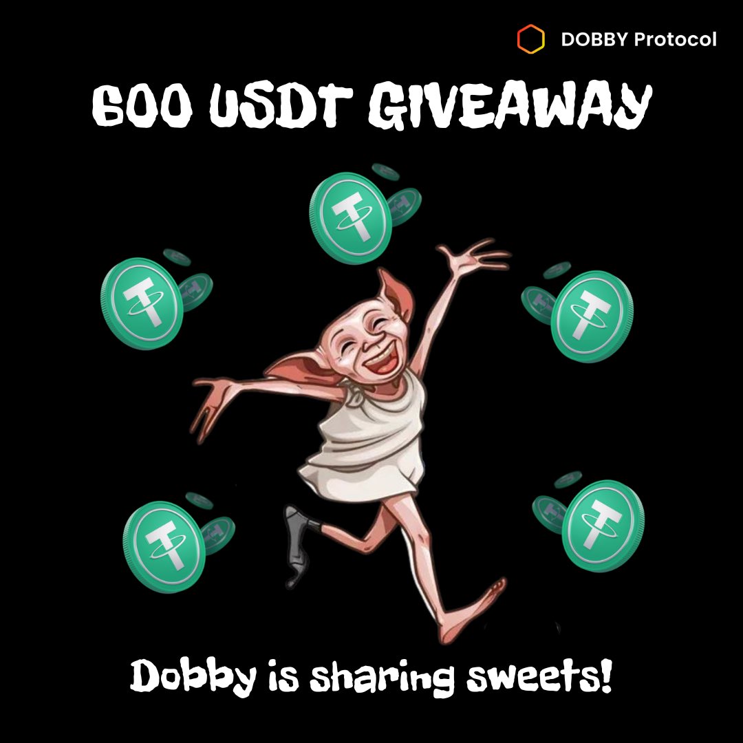 DobbyProtocol's tweet image. ⏰Hurry and join our @gleamapp #giveaway because entries are filling fast!

To earn a sweet #reward from Dobby, participate and complete all tasks. Secure yourself enough entries to share a pool of 600 $USDT💰

YOU can be part of the future of NFTs👇🏻
bit.ly/3CSxkl7