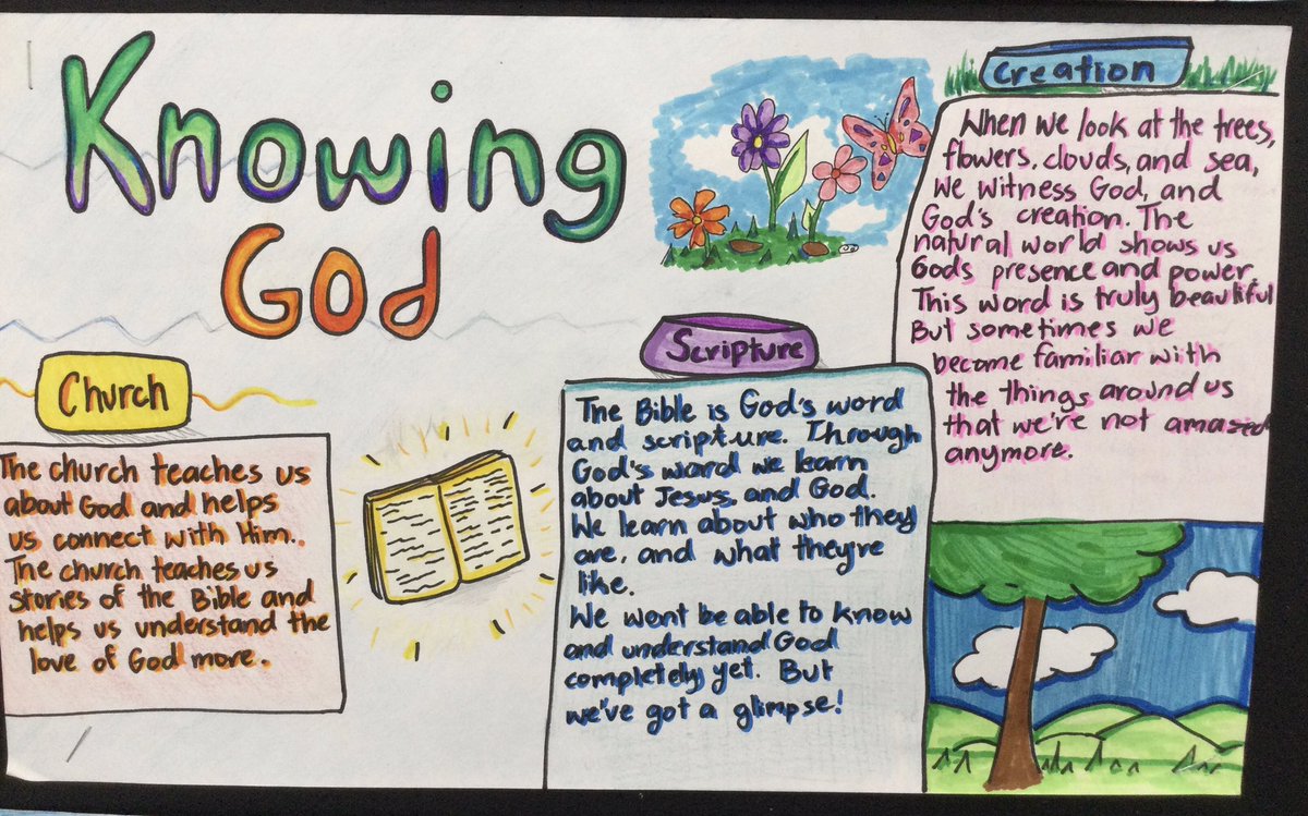 Hilton_MRK's tweet photo. The Grade 5/6’s did an outstanding job on their artwork and personal connections of how we grow to know God. @MIBech1 @saintmarklondon @LDCSB https://t.co/2lIzmegPI2