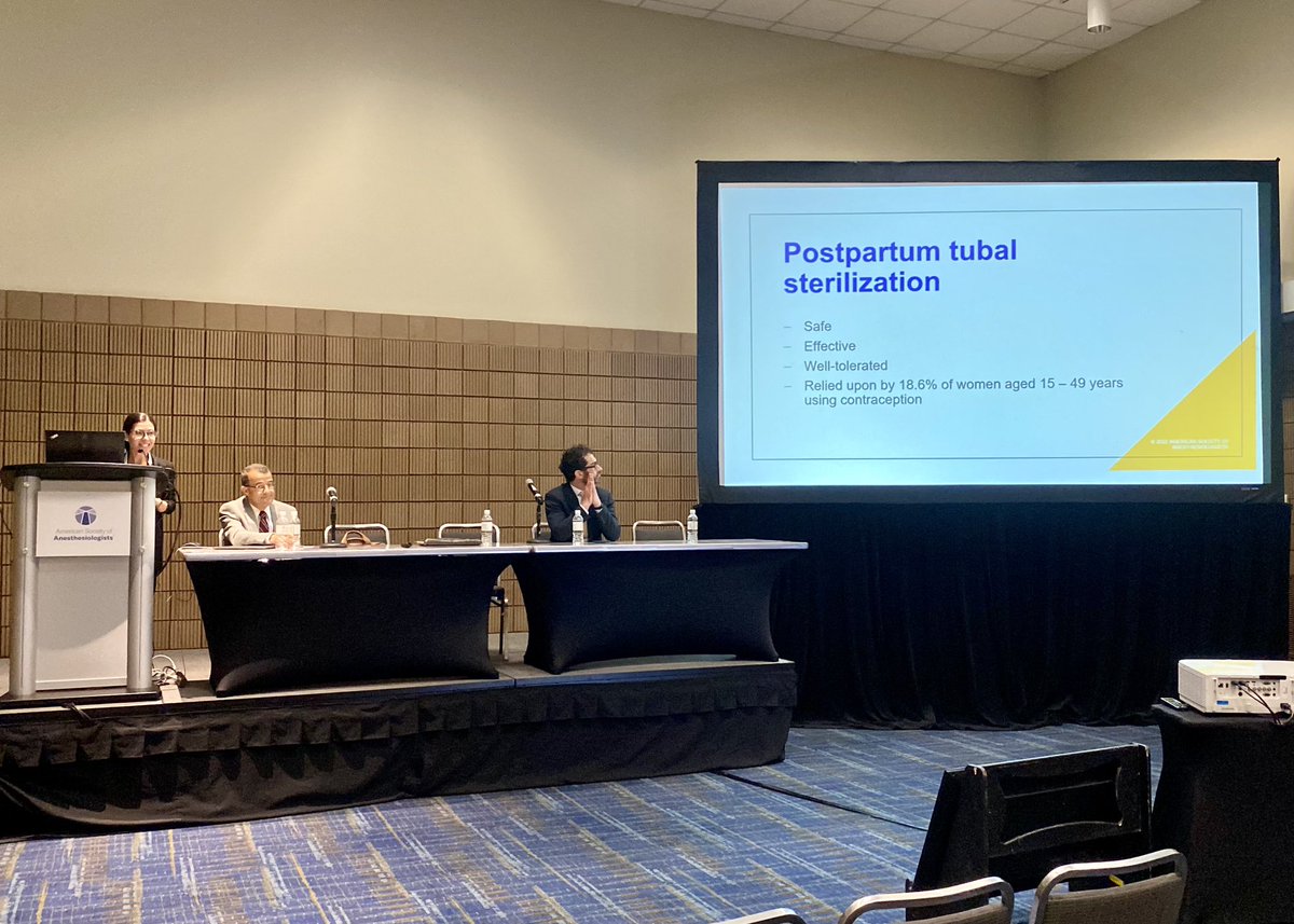 MegFitzMD's tweet photo. @JaimeAaronsonMD Rounding out #ANES22 with an informative discussion on anesthetic considerations for unique situations in OB Anesthesia. @WCMAnesthesia https://t.co/yKvx9v16lr
