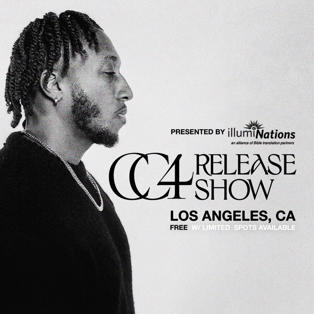 lecrae's tweet photo. Los Angeles📍

Join me for a Church Clothes 4 Release Celebration Show on November 9th! Free entry upon RSVP with limited spots available. 

I’ll see you on the flip side of #CC4. 11.04.22. https://t.co/QxcjFUizPI https://t.co/Xooafmnkkd