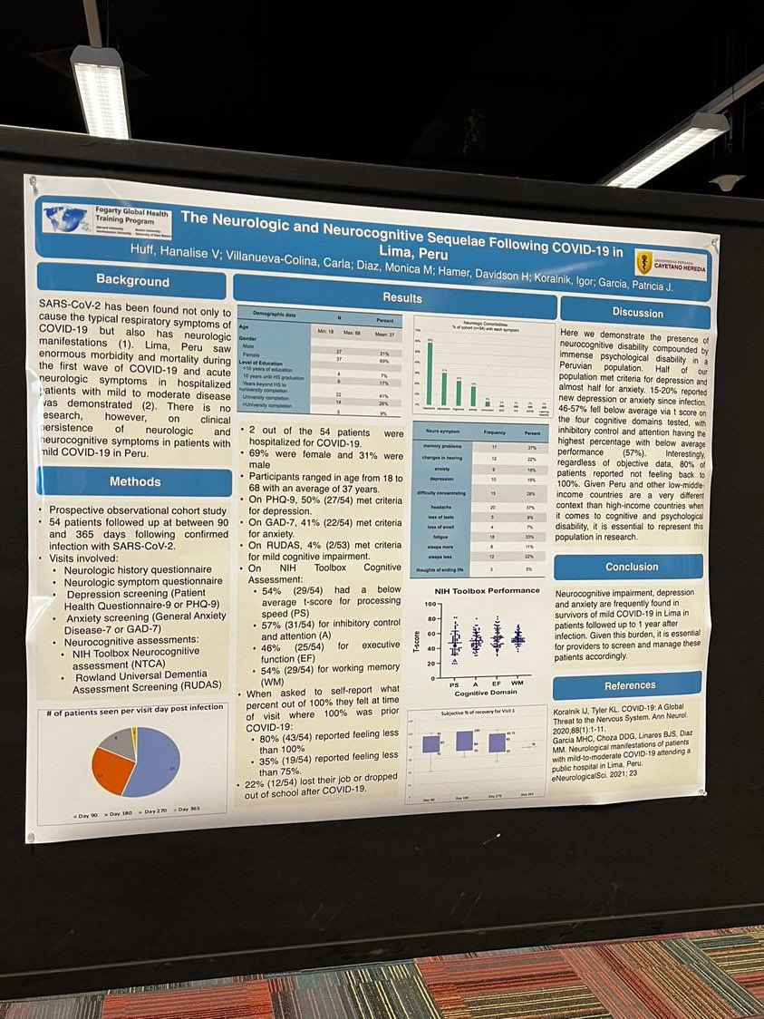 After two protocols rejected because of pandemic’s restrictions and almost losing hope for the project, we made the third one happened. I’m so proud to see our team work paid off. <a href="/HanaliseHuff/">Hanalise V. Huff, MD, MPH</a> thanks for the opportunity 🙌🏼✨ #medtwitter #ana2022 #neurology #neurotwitter 🧠