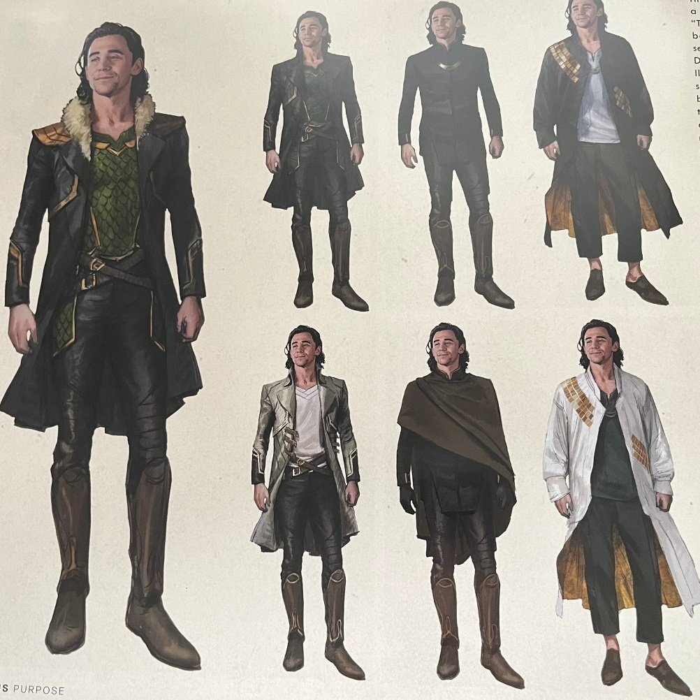 new/old loki concept arts