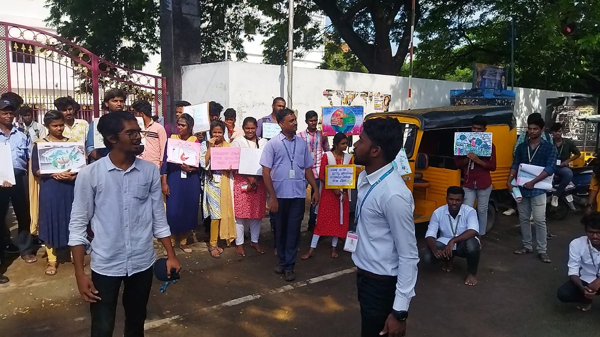 Nss_Stcas106_Ch's tweet photo. NSS volunteers of St. Thomas College of Arts and Science, Koyambedu conducted Drugs free Tamilnadu Awareness Programme within campus on 20th Oct. 2022. @_NSSIndia @YASMinistry @NSSChennai @Nss_Stcas107_Ch https://t.co/N5ntyIRvmK