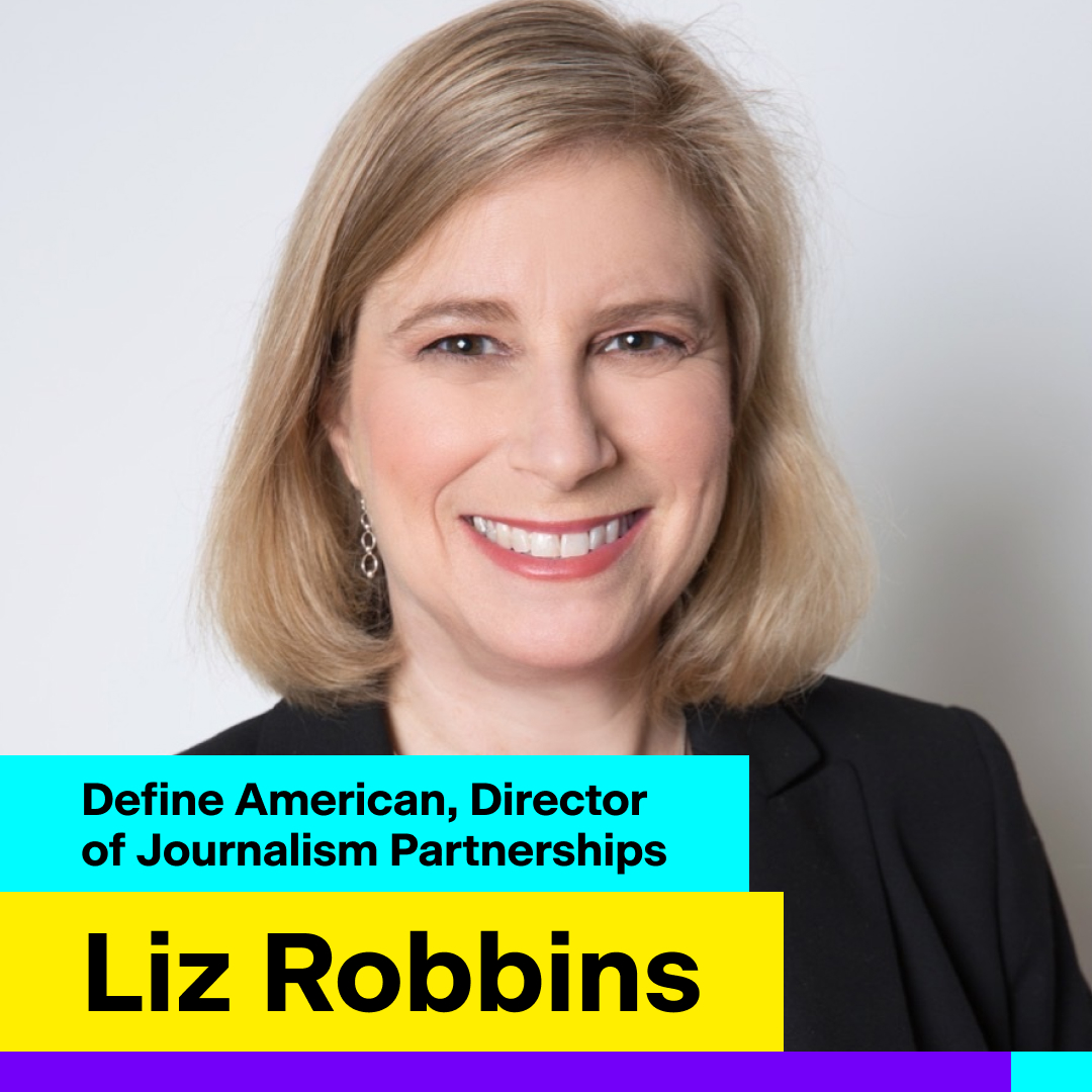 DefineAmerican's tweet photo. Join #DefineAmerican's @bylizrobbins at #MediaFest22! Liz will share our latest research on strengthening local #immigration coverage with @thisfeedsme, @danielviotto1, and @Paojaramillosal.
Register now! ⬇️
https://t.co/RuG5OMcKTC https://t.co/ME9bJfxO79