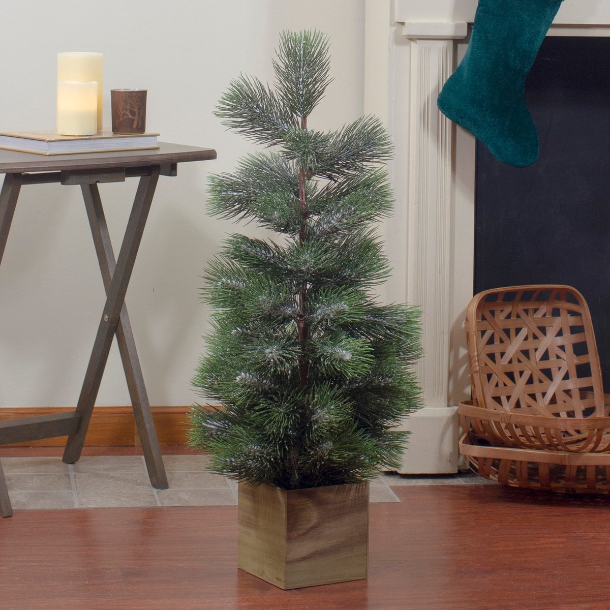 ChristmasCenter's tweet photo. Black Friday deals happening all week. Lightly dusted with snow; this artificial snowy pine tree makes for the perfect accent piece to any winter decor. #winterdecor https://t.co/mlMiTY4g2a https://t.co/FLzu1mg65n