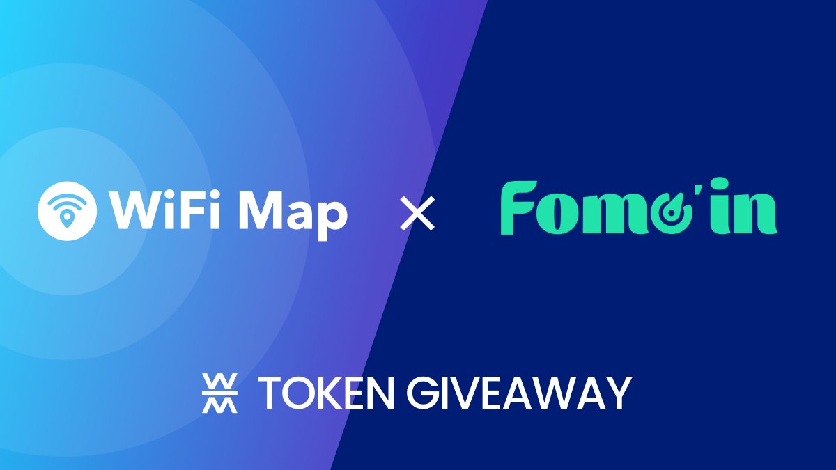 🎁 WIFI MAP X FOMOIN GIVEAWAY 🎁

Prize:
🏆 $1,000 in $WIFI tokens

To Win:
1️⃣ Follow <a href="/Fomo__in/">Fomoin</a> and <a href="/wifimapapp/">WiFi Map</a>
2️⃣ Retweet this post &amp; ❤️ &amp; tag 3 friends❗️

✔️ Bonus
discord.com/invite/4hUKQTu…
discord.gg/vkTwPHb5bA

⏰ 25H

#NFTgiveaway #NFTs #NFTcommunity