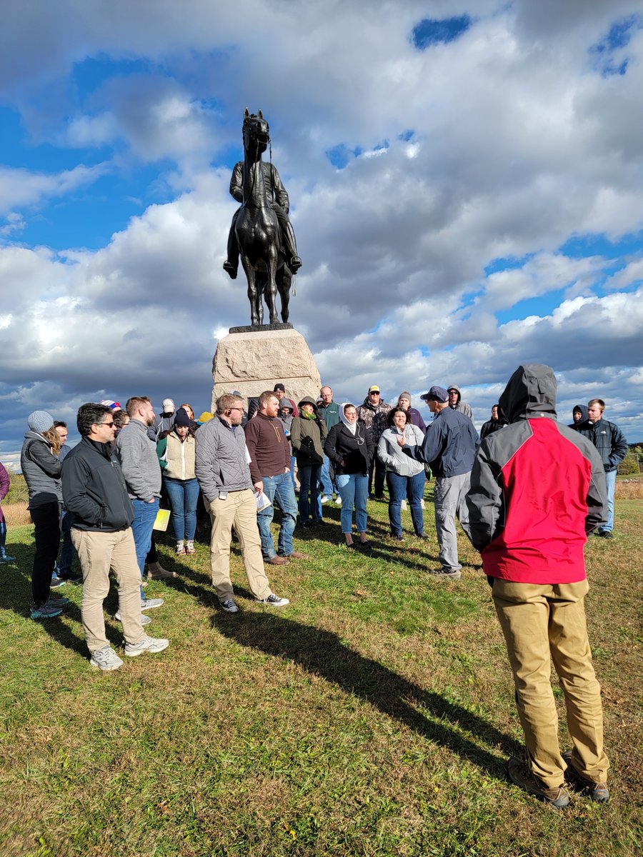 D6leadership's tweet photo. There is something special about the Gettysburg Battlefield in the fall! π A spectacular day with LeadNY learning from the past to prepare for the future. #D62022 @CornellCALS https://t.co/vh0SZtVyQ0
