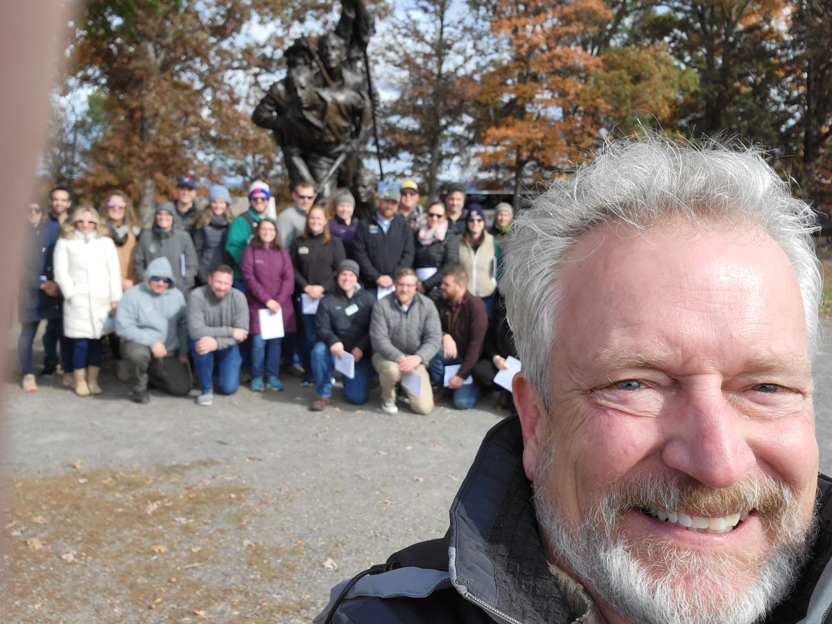 D6leadership's tweet photo. There is something special about the Gettysburg Battlefield in the fall! π A spectacular day with LeadNY learning from the past to prepare for the future. #D62022 @CornellCALS https://t.co/vh0SZtVyQ0