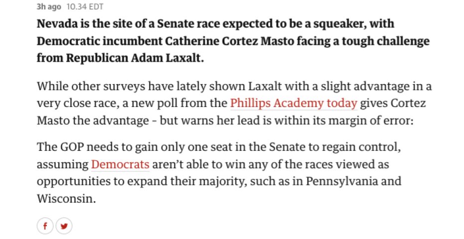 alexkshieh's tweet photo. Our Nevada poll was just covered by The Guardian.
https://t.co/1kqDlAgoyf https://t.co/JpKHVshhxX