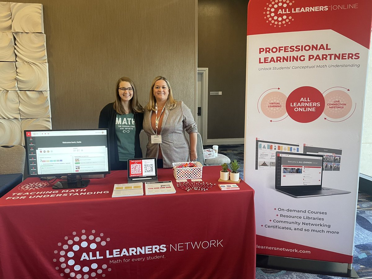 AllLearnersMath's tweet photo. We are having a blast connecting with educators from around the country at @UrbanCollabASU #UCFall22 in sunny San Diego! ☀️❤️ @katieajacobsen @Jennifer_Dale_ https://t.co/6gxyOhFajR