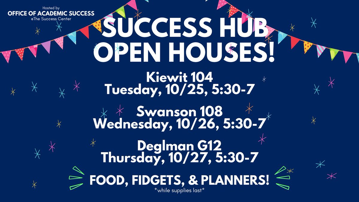 BillysBackpack's tweet photo. Stop by to find out all what our Success Hubs are all about! Everybody's welcome - see you there! https://t.co/sJmBowNrev