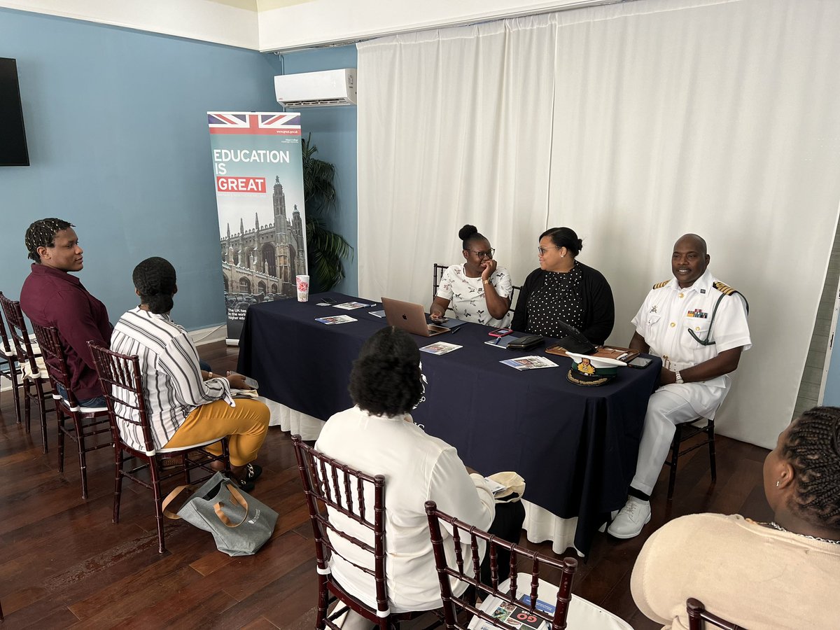 AliJerusa's tweet photo. We were so happy to host #Bahamians from #NewProvidence #GrandBahamas & #LongCay interested in applying for the #Chevening scholarship. Apply here (1 Nov deadline) https://t.co/i9mmIr0eOT @CheveningFCDO @CheveningAA https://t.co/ijKAdzgEUT