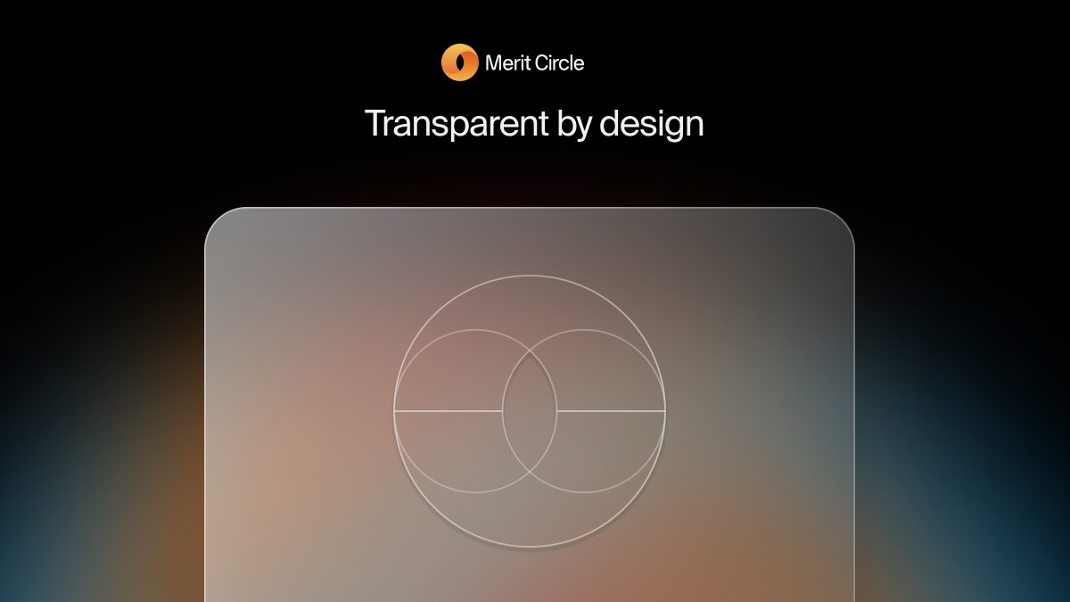 The @MeritCircle_IO DAO is transparent by design. We thrive on openness and always aim to increase accountability 🔓