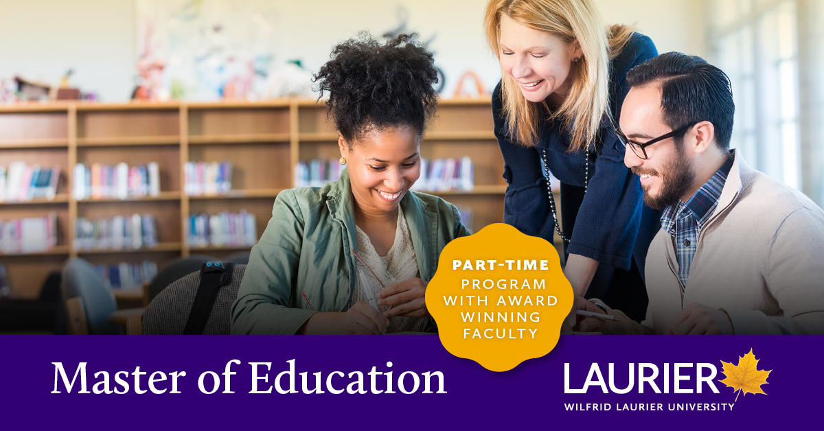 Are you interested in the Master of Education program here at Laurier? Attend the upcoming virtual information session on Oct. 26 at 6 p.m. to learn more. Register: bit.ly/MEdinfo2