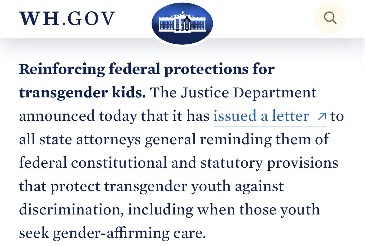 /1 THREAD ⤵️ 

Joe Biden is pushing radical and irreversible gender experiments on children.

@fishn...