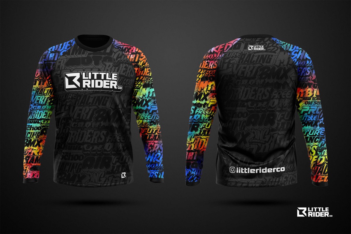 Colour Blast Tech jersey back in stock!
littlerider.com/products/littl… 🌈 🌈 🌈