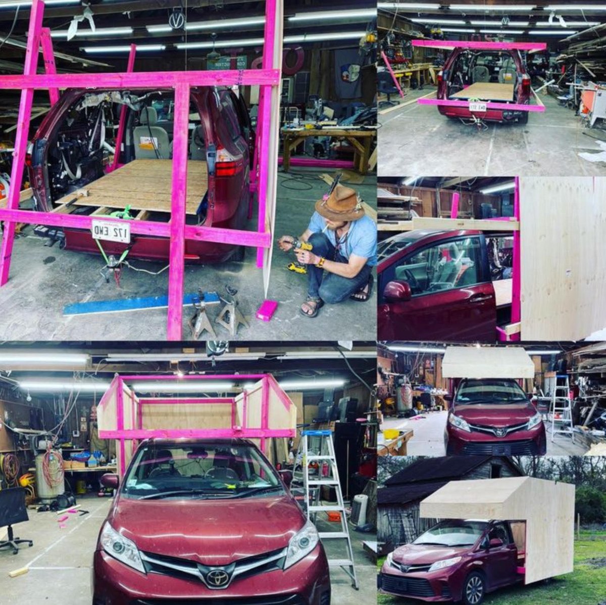 Here are some pics of our founder, Colin Grussing, converting his Toyota Sienna into a self driving RV.
#poptopminivan #vanlife #driverlessvan #selfdrivingvan