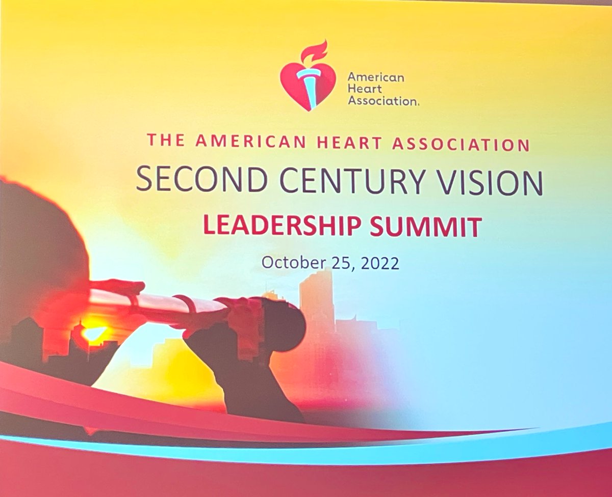 Nneka Ifejika MD MPH 📍🗺 (@stilettoscience) on Twitter photo Outstanding morning session of the <a href="/American_Stroke/">American_Stroke</a> Advisory Committee w/<a href="/BJHicksMD/">BJ Hicks MD</a> and 2 dynamic stroke warrior volunteers!
Honored to help shape the #AHANEXT100 years of stroke #rehabilitation & recovery at the <a href="/American_Heart/">American Heart Association</a> Second Century Vision Leadership Summit. Outstanding morning session of the <a href="/American_Stroke/">American_Stroke</a> Advisory Committee w/<a href="/BJHicksMD/">BJ Hicks MD</a> and 2 dynamic stroke warrior volunteers!
Honored to help shape the #AHANEXT100 years of stroke #rehabilitation & recovery at the <a href="/American_Heart/">American Heart Association</a> Second Century Vision Leadership Summit.
