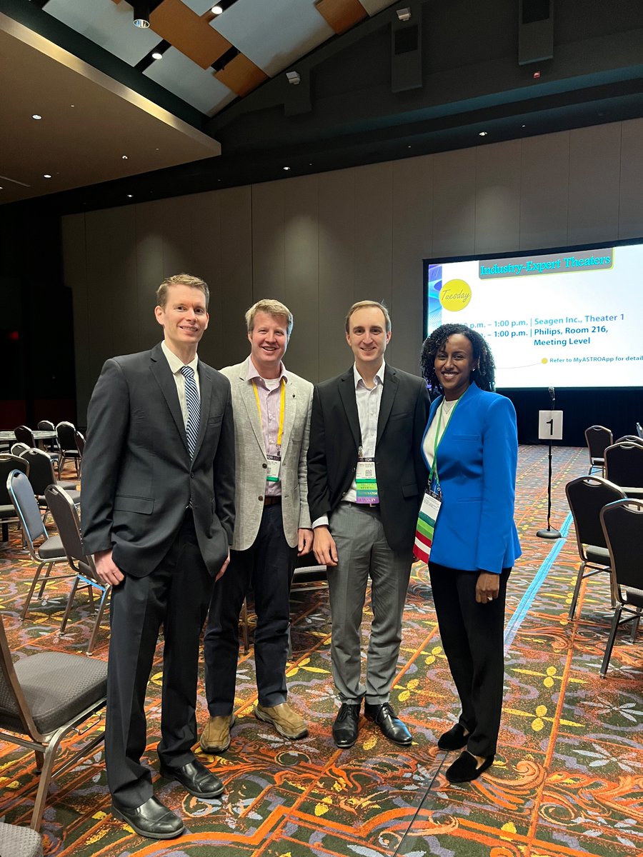 #ASTRO2022 was one for the history books. Best part was connecting with friends old and new. also loved meeting with medical students and residents. #radonc is great because of its people, truly the best specialty 🙌🏾  <a href="/GlobalRadOnc/">Onyinye Balogun MD, MSc</a> <a href="/raymailhotvega/">Raymond Mailhot</a> <a href="/LanningMDPhD/">Ryan Lanning, MD, PhD</a> <a href="/KOSJ12/">Kosj Yamoah MD, PhD</a>