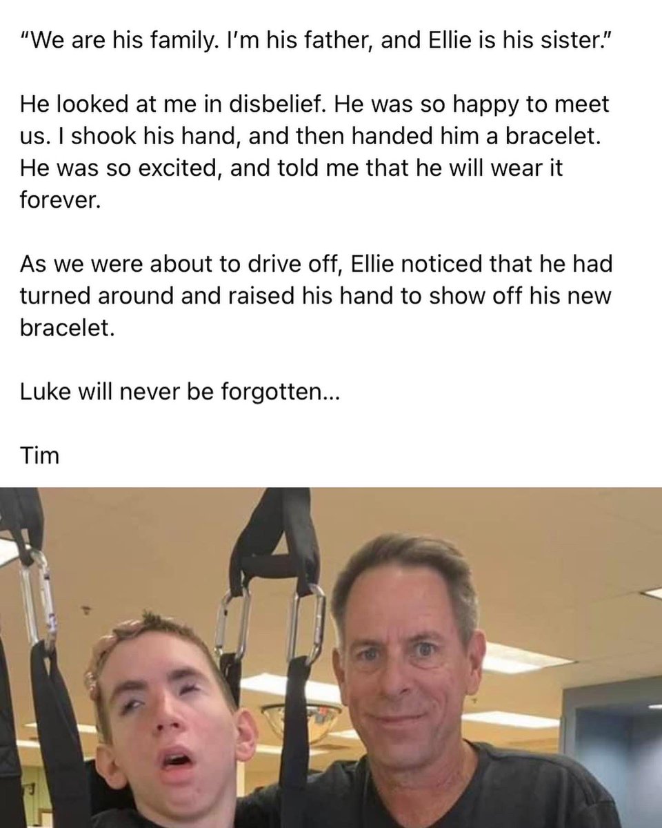 Team Luke Hope for Minds (@teamlukehfm) on Twitter photo #TuesdayWithTim
Tim attests to Luke’s continued impact on others through an encounter at a grocery store. 💚
<a href="/TimSiegelTTU/">Tim Siegel</a> #TuesdayWithTim
Tim attests to Luke’s continued impact on others through an encounter at a grocery store. 💚
<a href="/TimSiegelTTU/">Tim Siegel</a>