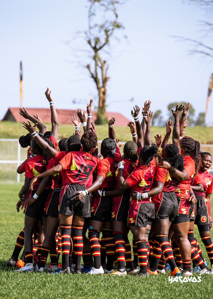 Winning at home is so special.
Team Uganda celebrating their win against Zambia at Muteesa II Stadium, Wankulukuku .
#SupportLadyCranes