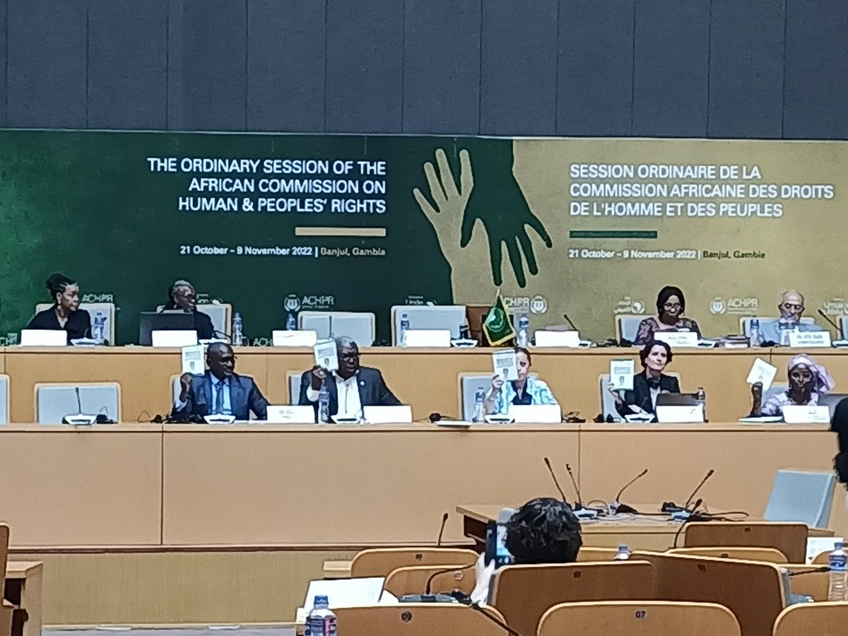 #ACHPR73 Lancement des lignes directrices pour la protection de toutes les personnes contre les disparitions forcées en Afrique. Un instrument que tous les acteurs : États, INDHs &amp; OSC devraient s'approprier fin que cela cesse. <a href="/ISHR_fr/">ISHR en français</a> <a href="/achpr_cadhp/">African Commission on Human and Peoples' Rights</a> <a href="/Adelaide_ISHR/">Adélaïde ETONG JAMES</a> <a href="/AVicente_Carr/">Alejandra Vicente</a>