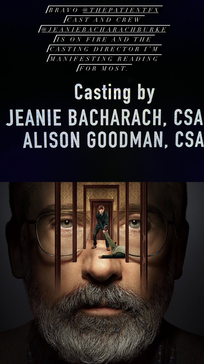 Bravo to cast and crew of #ThePatientFX. Aspirational and compelling storytelling.