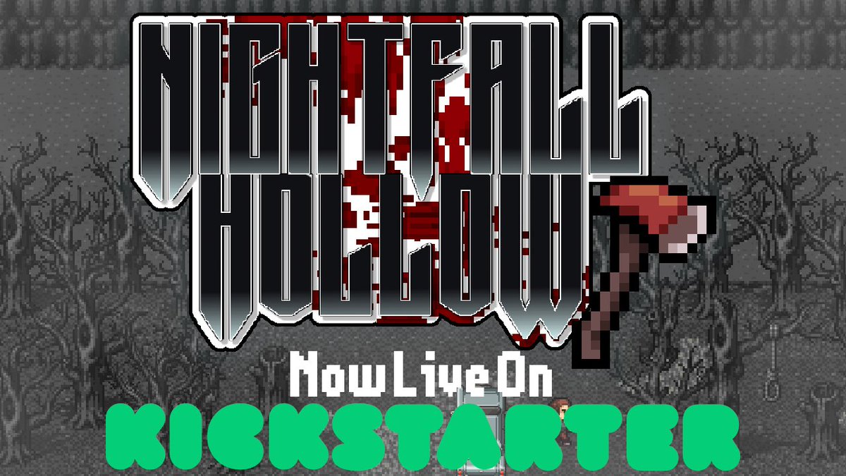 Find us on #Kickstarter now! Multiple rewards available, from soundtracks, Stickers and Art, To getting YOUR name in our game! Find it here kickstarter.com/projects/night… #indiegame #IndieGameDev #videogames #horrorgame #pixelart #itchio #gamedevelopment #steam #twitchcommunity