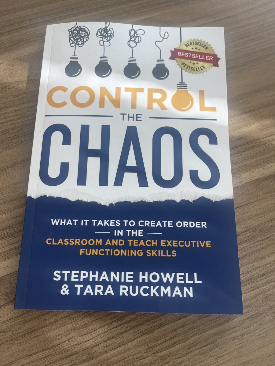 Settling down to dig into this new book! So proud of you <a href="/mrshowell24/">Stephanie Howell</a> what an incredible accomplishment! I can’t wait to get inspired! #ControltheChaos