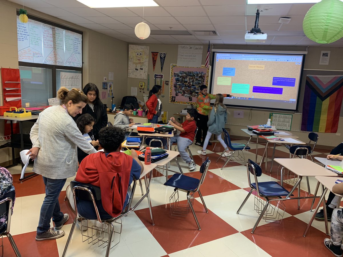 MsD_HHSmath's tweet photo. We played some review soccer today to get ready for our volume/surface area test tomorrow! Every question the groups answered correctly they got to each try to shoot a goal for! So much fun! https://t.co/opBkgMxZ1T