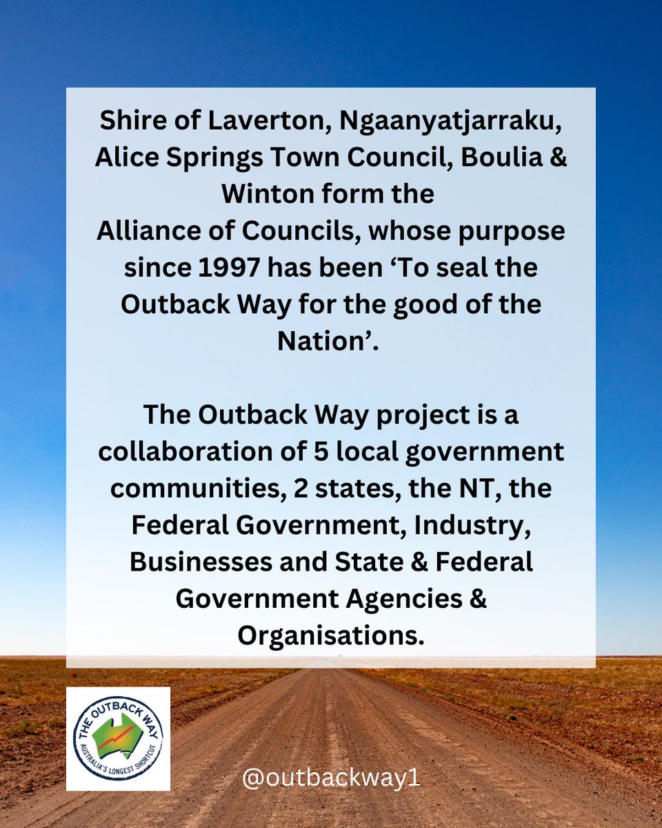 OutbackWay1's tweet photo. The Outback Highway Development Council Inc (OHDC Inc) members are elated that in the budget last night, the Albanese Government has honoured the $678Million allocated to the Outback Way project in the March budget, by the previous government.
#auspol #AusPol2022 #OutbackWay https://t.co/XlHxYQiJFI
