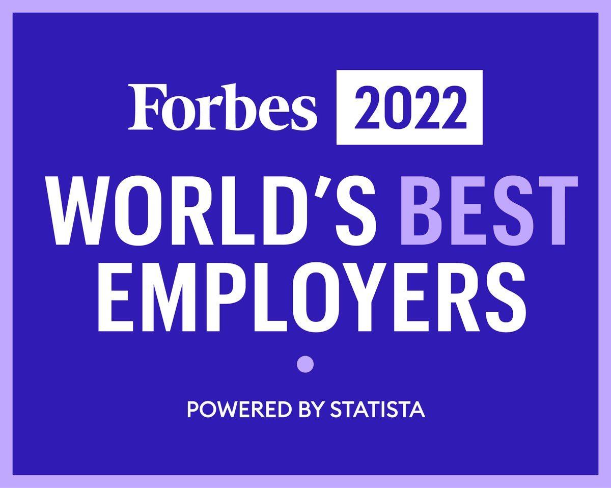 Andersen has been named one of the World's Best Employers 2022 by Forbes!

Learn more about this recognition: bit.ly/3f7ITNp

#AndersenWindows #LoveTheLifeYouSee #BeOrange #Forbes #WorldsBestEmployers