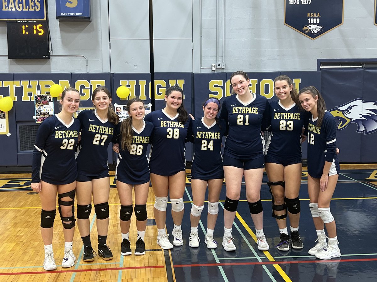 Congratulations to our Seniors!!! Once an Eagle always an Eagle!!!🇺🇸🦅🏐#wearebethpage