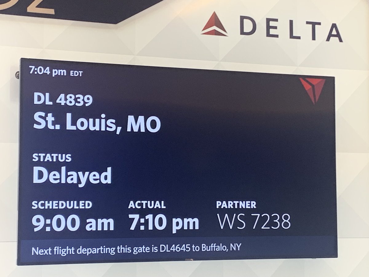 Absolute insane flight delays out of NYC tonight. Never really seen anything like this.