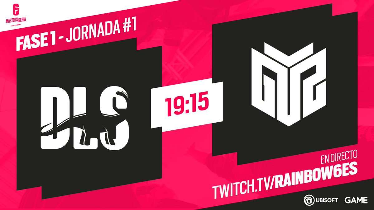 Rainbow6ES's tweet photo. Dos equipos recién llegados de #R6Prefire ¿Quién se llevará la victoria? @diplodocusv2 vs @GTZEsports #SixMastersIberia 

⏰ 19:15 CEST
📺 https://t.co/twoV7m7mTj 
📺 https://t.co/vxtxQXNUrv https://t.co/sDrg0mCU3R