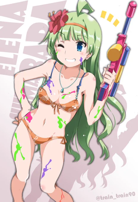 エレナ誕生日おめでとう!過去絵ですが...#島原エレナ生誕祭2022 