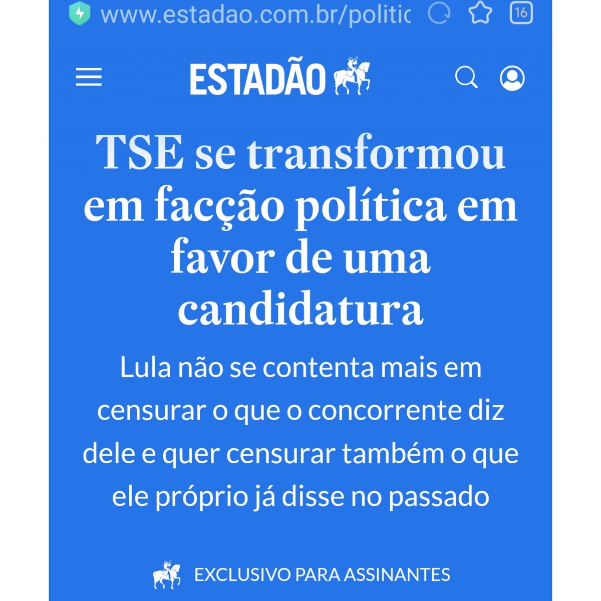 LIBERDADE DE EXPRESSÃO 🇧🇷🇪🇸🇬🇧 tweet media