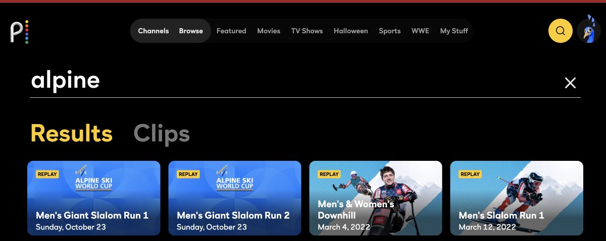 leewalker498's tweet photo. @peacock why is Saturday's Women's Giant Slalom skiing not available as a VOD? https://t.co/3NxjApymYG
