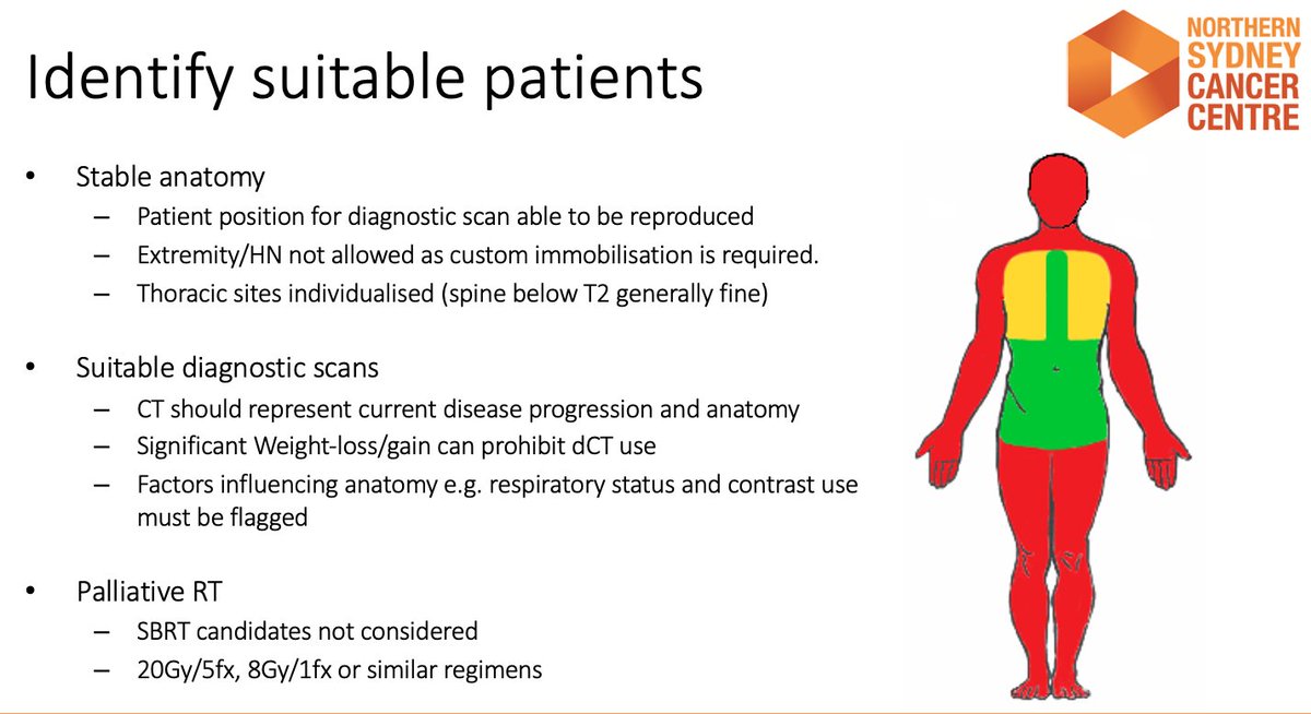 th1loz's tweet photo. @SprakerMDPhD @shalinivinod13 @ErinGillespieMD @Melissa_O_Neil @JoshuaSchiffMD @drdavidpalma Thanks @SprakerMDPhD
💯 agree - NOT for extremities or H&N. See attached #simless person (credit our RT/physics teams @Shelley_WongRT)
Re IMRT/VMAT:
- we started 3DCRT then also dynamic (x2 pubs linked below)
- in our dep any pall RT allowed IMRT/VMAT if felt clinical benefit https://t.co/qlcGTg7YfW