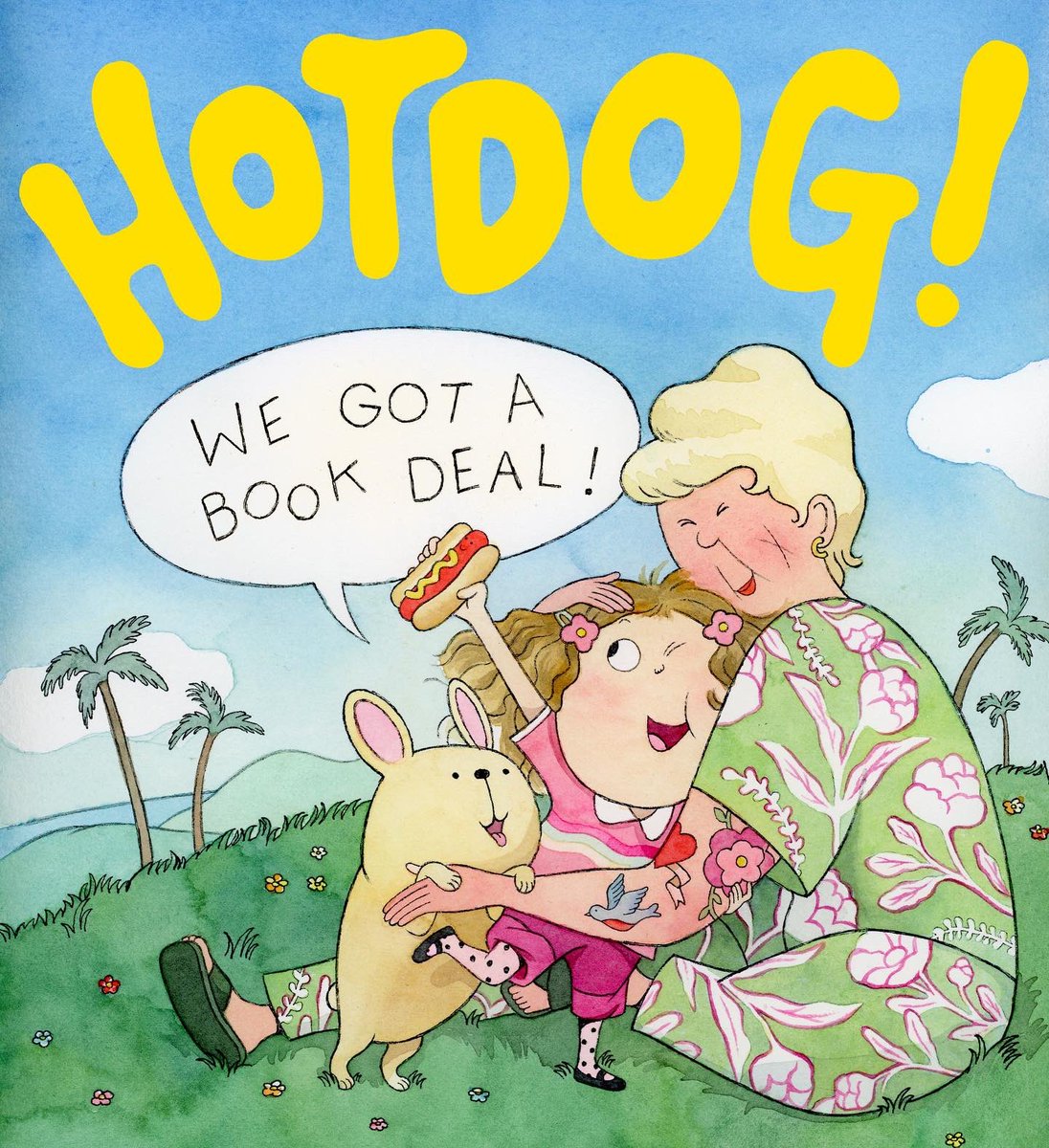 I'M GOING TO BE AN AUTHOR!!! 🎉🎉🎉I am so excited to share that our little hotdog girl, Enola, has found a home with Lauri Hornik at Rocky Pond. The biggest of thank you's to my amazing agent @rebeccagent whom I would be totally lost without. 