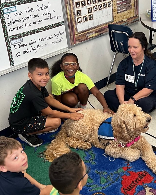 AimAddison_SC's tweet image. Kids and Canines visit today! Lots of smiles, hugs, and love to share💜 #mentalhealthmatters #passionfirst
@7Mindsets @ClarkElemTampa @jessicavaughnsb @AddisonGDavis @jenn7314 @BahsRachael