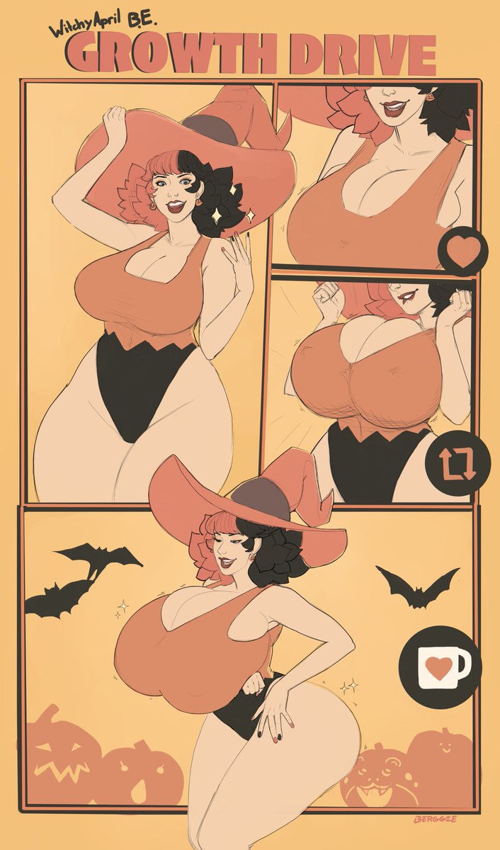 Witchy April BE Growth Drive!
🎃🎃🎃🎃🎃🎃
For a fun theme let's make the increase festive~
Likes = Candied Apples
Retweets = Pumpkins
$3 Ko-fi = A Very special pumpkin spice latte (bonus ass expansion) ❤️
ko-fi.com/berggie
#sizetwitter #breastexpansion #bigbooba #expansion