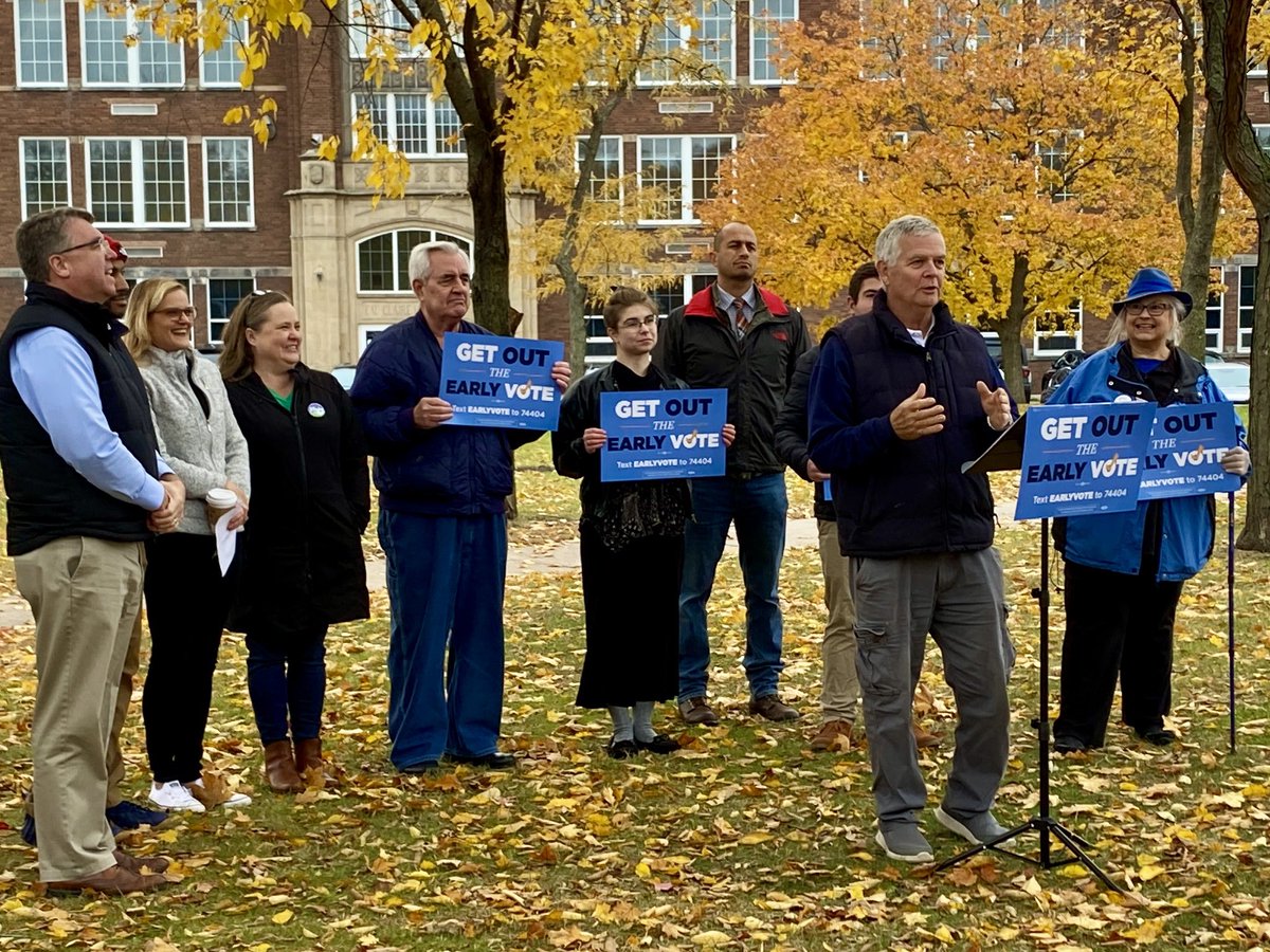 JeffSmithDem's tweet photo. Early in person voting starts today across Wisconsin and the 31st state senate district. The stakes of this election are too high to sit this midterm out and every vote counts. The fate of our democracy and future of our state depends on it. https://t.co/edAyQzDPWr